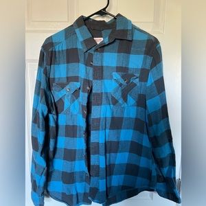 Mossimo plaid flannel size m